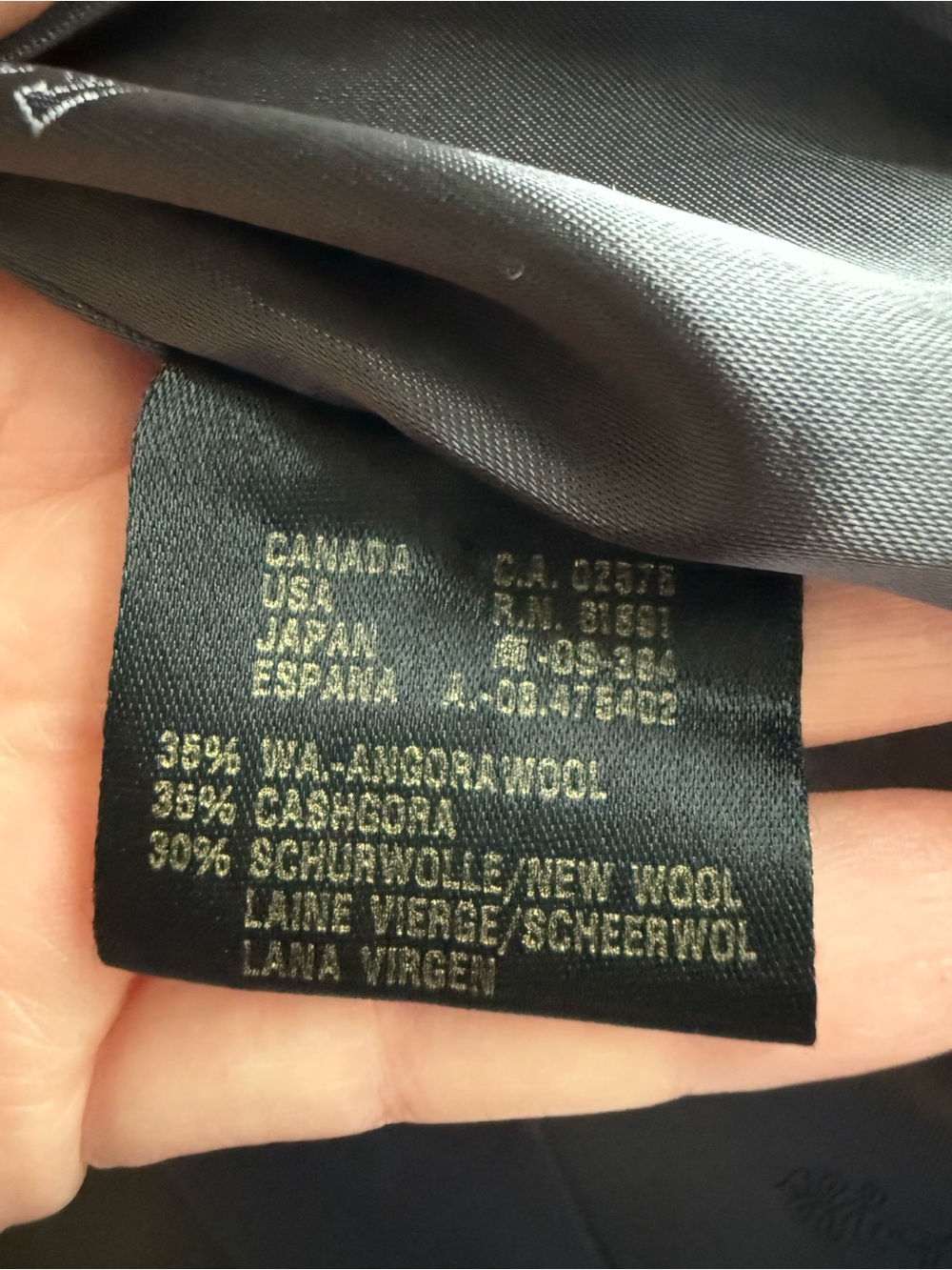 Vintage ESCADA Women's Cashgora Angora Wool Single-Button Blazer 14/XL - Picture 8 of 13